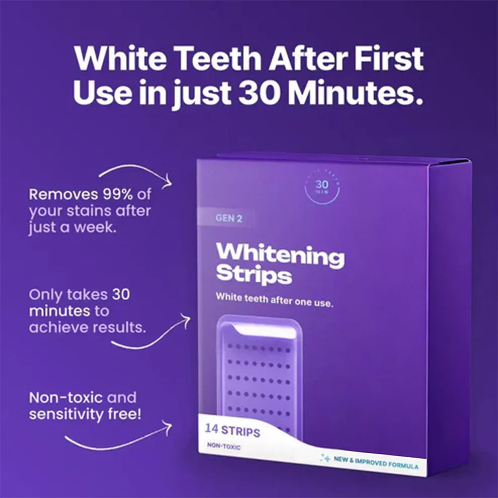 Norvella™ Purple Teeth Whitening Strips