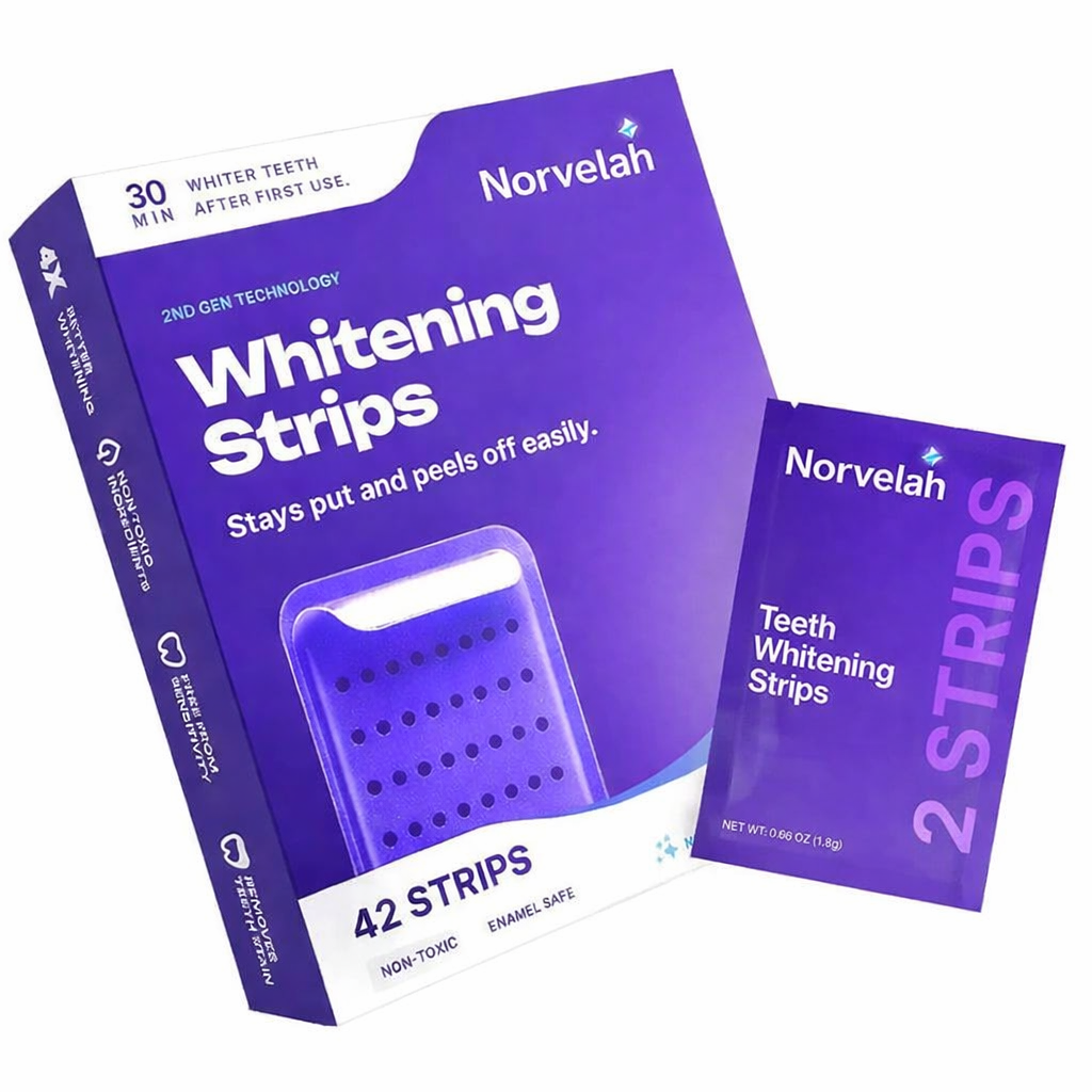 Norvella™ Purple Teeth Whitening Strips